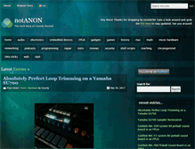 Tablet Screenshot of notanon.com